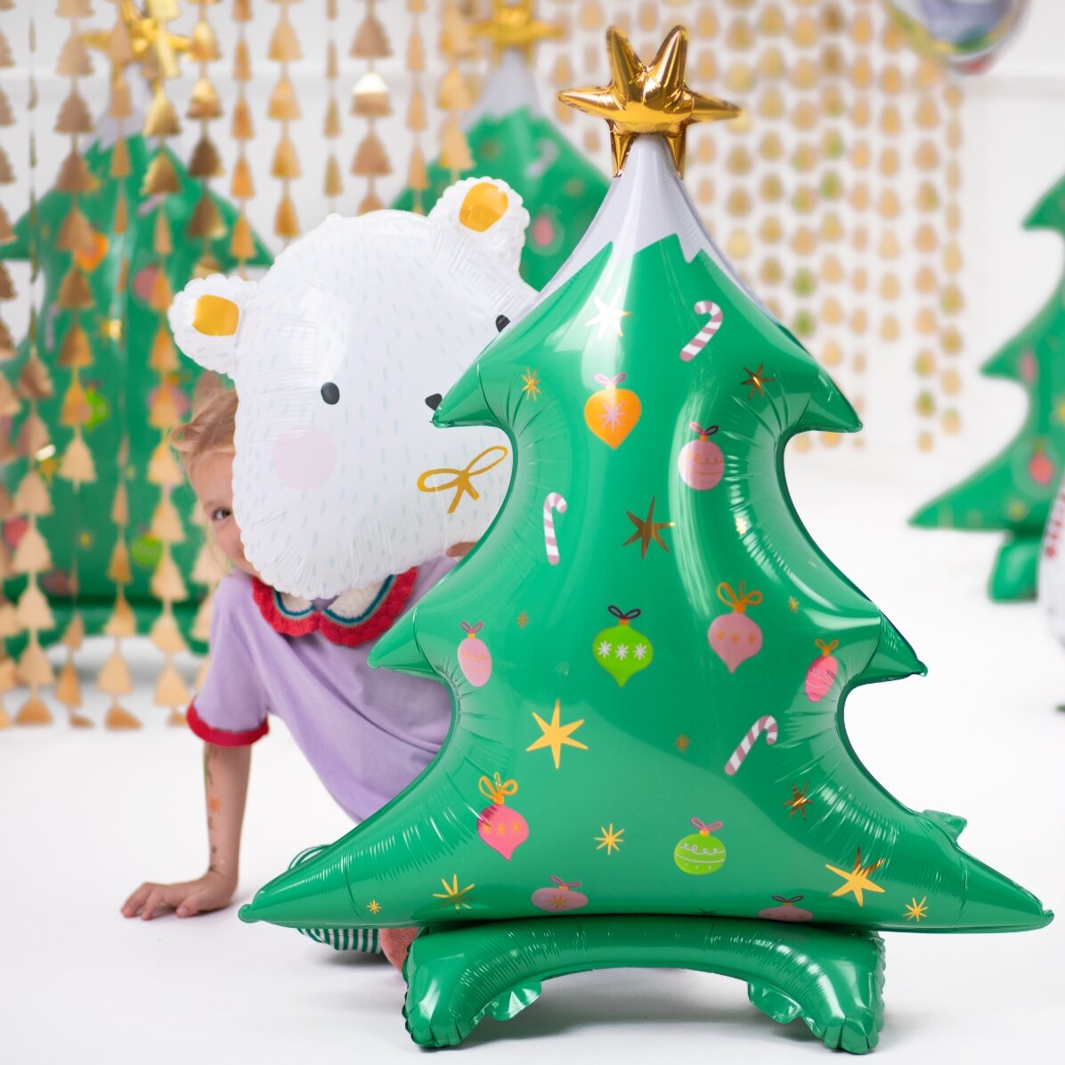 Ballon - sapin de Noël