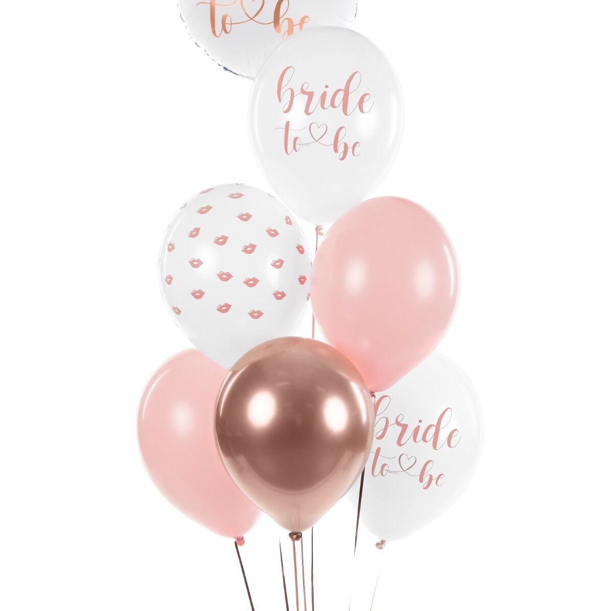Lot de ballons assortis pour une soirée entre filles - Future mariée
