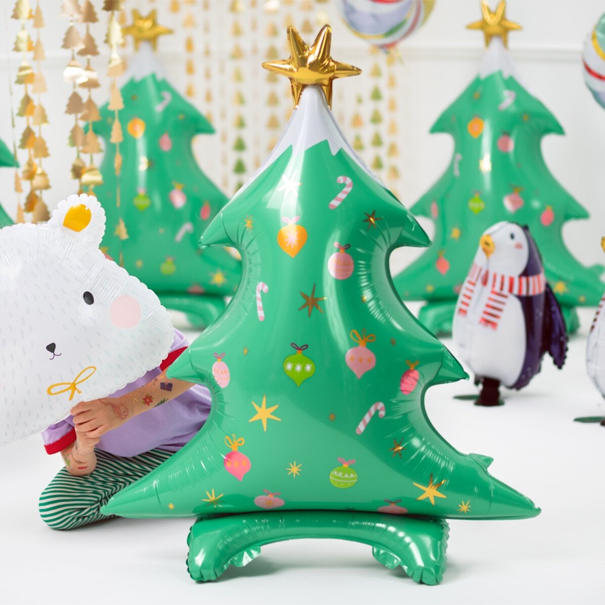 Ballon - sapin de Noël