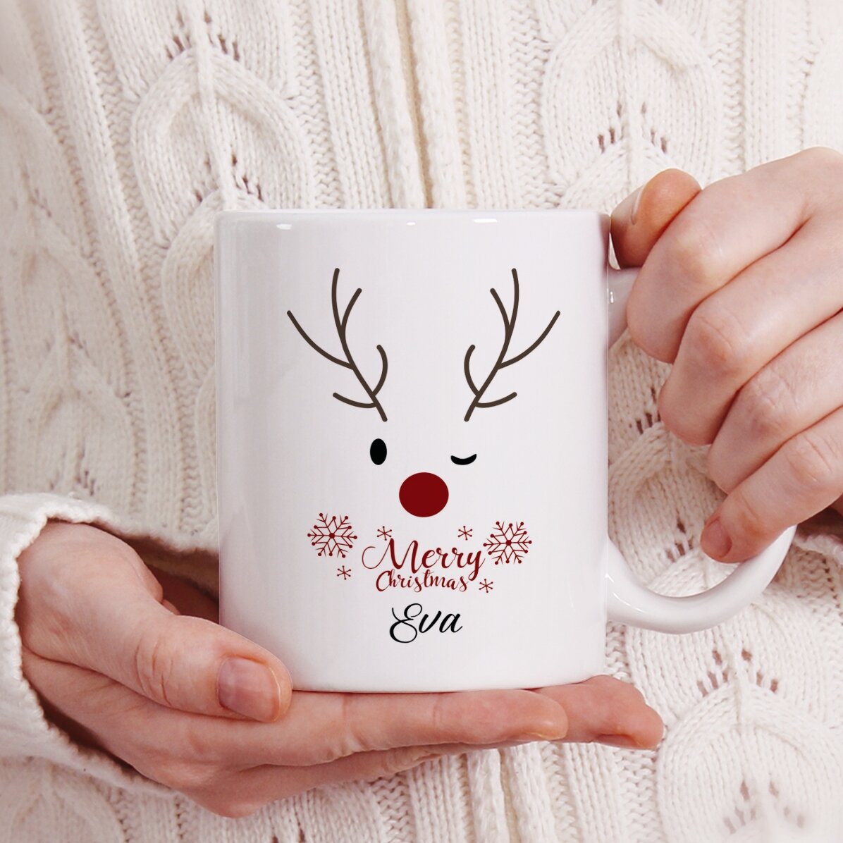 Tasse personnalisée avec logo - Renne
