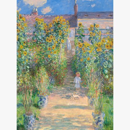 Affiche : Claude Monet, Le Jardin de l'artiste, 1881