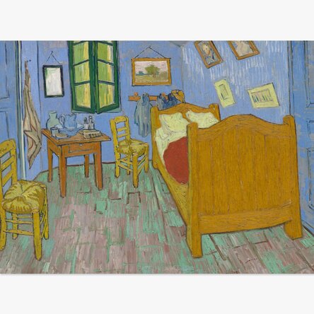Affiche au format paysage - Vincent van Gogh - La chambre à coucher, 1889