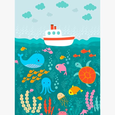 Affiche « Les amis de la mer »