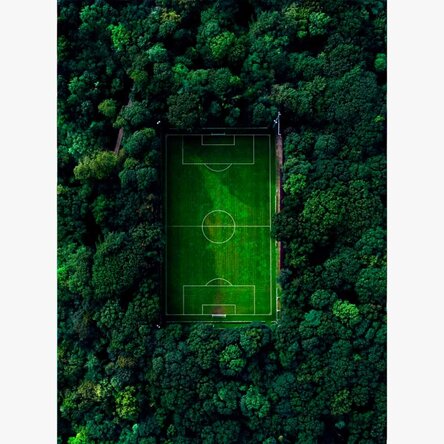 Affiche « Terrain de football »