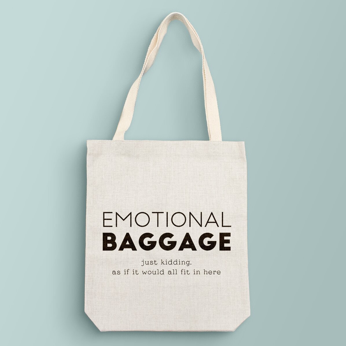 Sac personnalisé avec inscription - Emotional Baggage