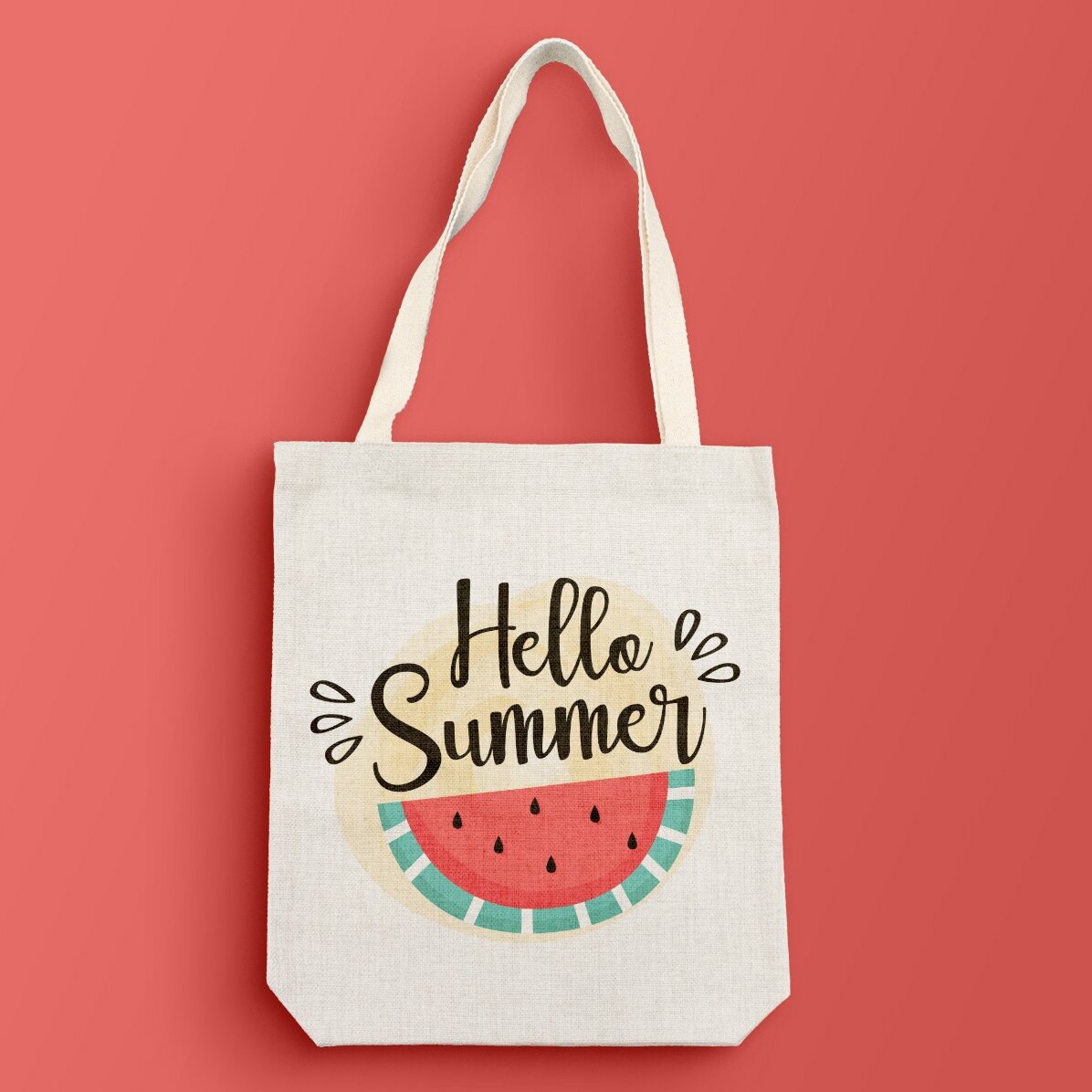 Sac personnalisé - Hello, summer
