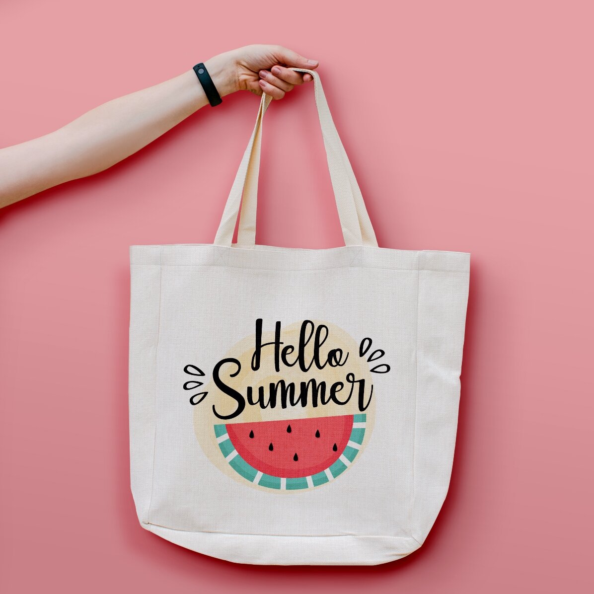 Sac personnalisé - Hello, summer