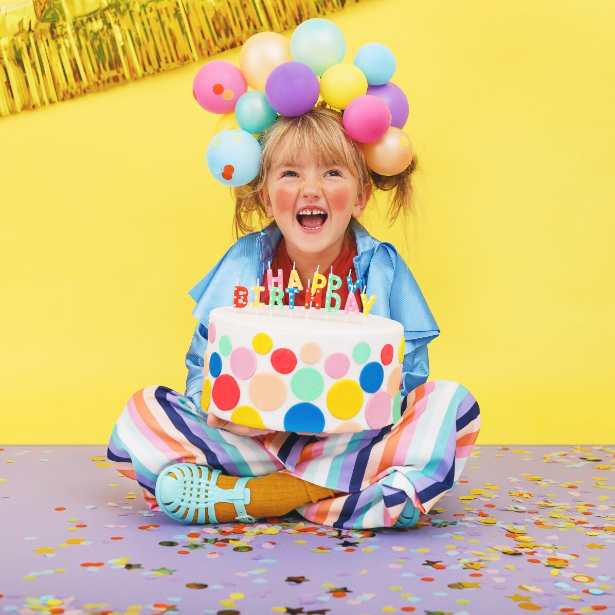Bougies pour gâteau - lot « Happy Birthday »