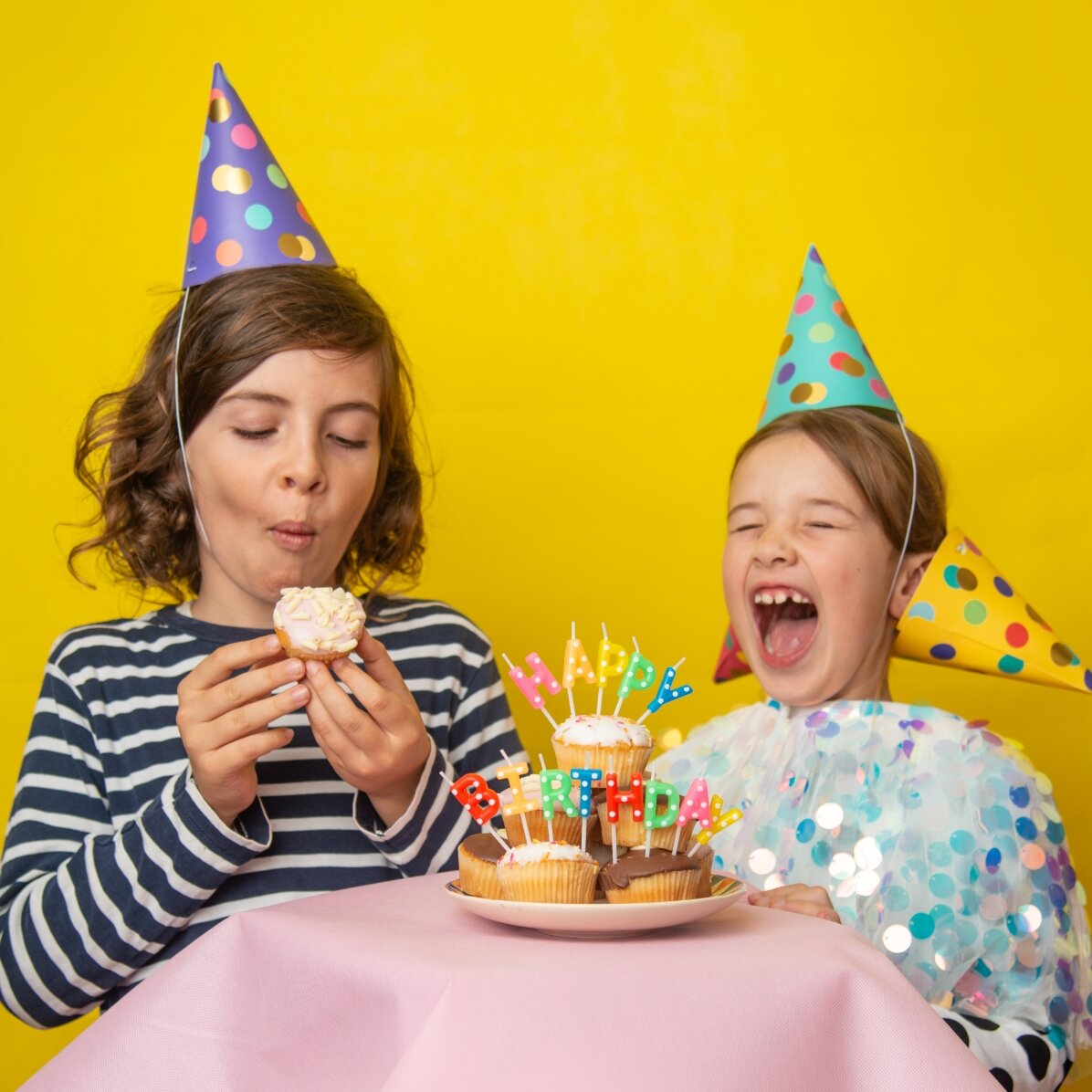 Bougies pour gâteau - lot « Happy Birthday »
