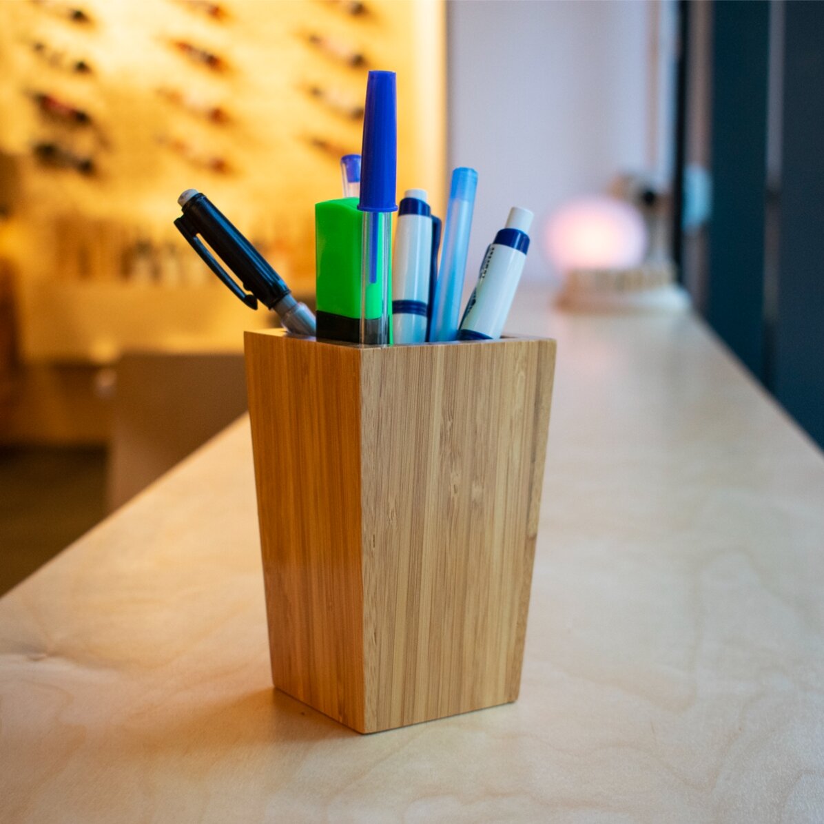 Porte-crayons et stylos en bois - avenatura