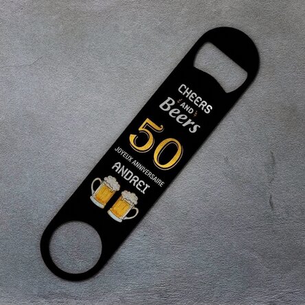 Ouvre-bouteille personnalisé - À ta santé et bonne bière !