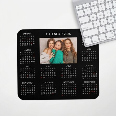 Tapis de souris personnalisés avec calendrier