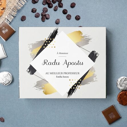 Boîte de bonbons personnalisée avec un message pour lui - Joyeux anniversaire !