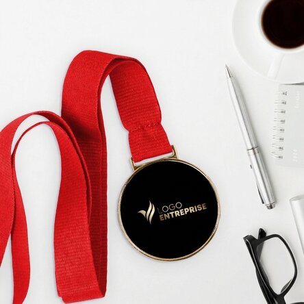 Médaille personnalisée avec logo