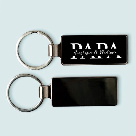 Porte-clés personnalisé avec un message pour papa