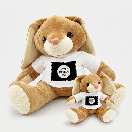 Lapin personnalisé avec ton motif