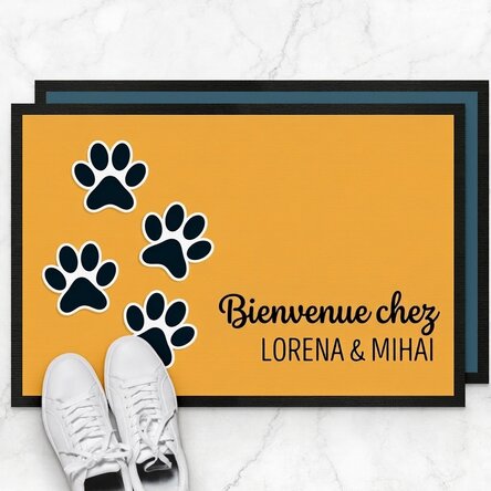 Paillasson personnalisé avec inscription - Paws