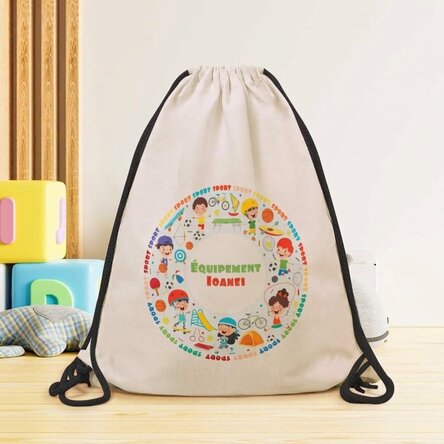 Sac à dos personnalisé avec prénom - Sport