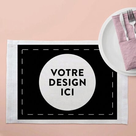 Support d'assiette personnalisé avec votre motif
