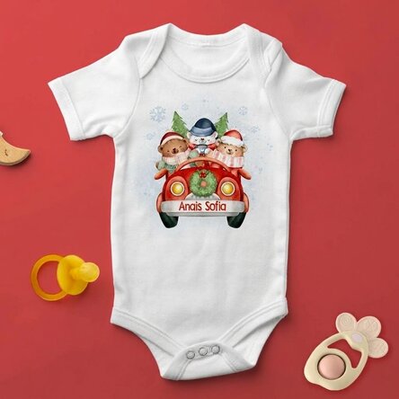 Body pour bébé personnalisé avec un texte - Noël