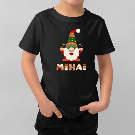 T-shirt en coton pour enfants, personnalisé avec un prénom