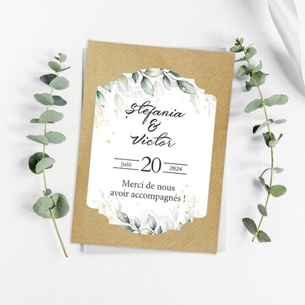 Boîte à dragées personnalisée avec message - Mariage