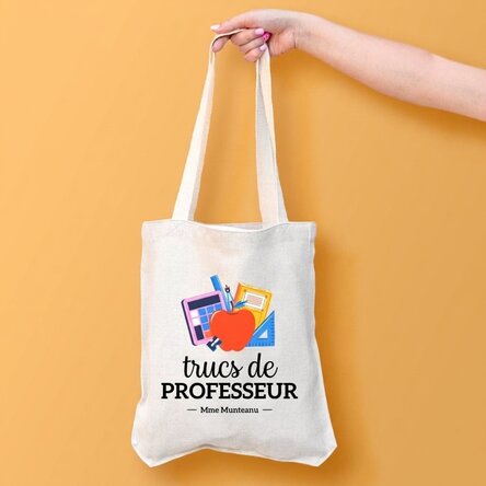 Sac personnalisé avec inscription - Teacher Stuff