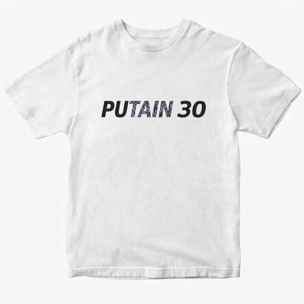 T-shirt en coton personnalisé avec l'inscription « F#CK »