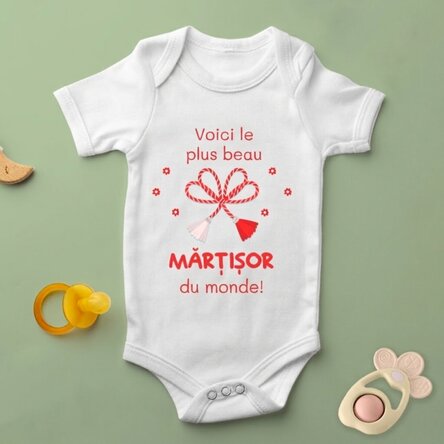 Body pour bébé personnalisé avec un message
