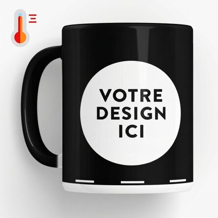 Tasse thermosensible personnalisée avec votre motif