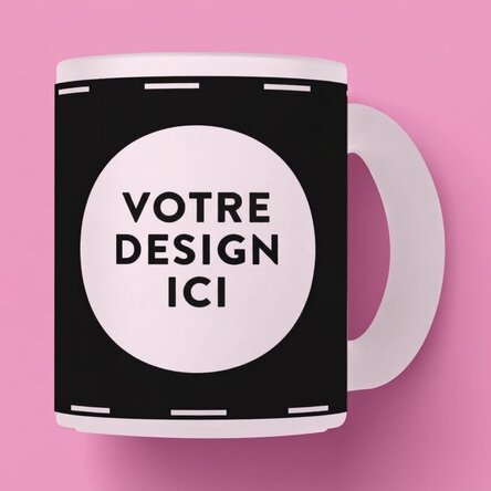 Gobelet en verre mat personnalisé avec votre motif