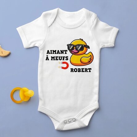 Body pour bébé personnalisé avec un texte - Chicks