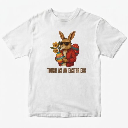 T-shirt en coton personnalisé pour Pâques - Lapin sympa