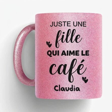 Tasse personnalisée avec inscription - Love