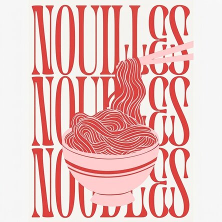 Affiche « Noodles Lover »