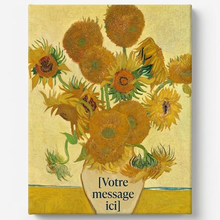 Affiche de Vincent van Gogh, « Le Tournesol », 1888