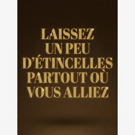 Affiche « Leave a spark »