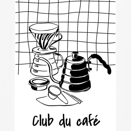 Affiche Coffee Club