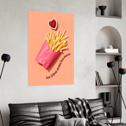 Affiche « Fries before guys »