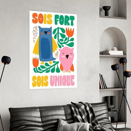 Affiche « Strong & unique »