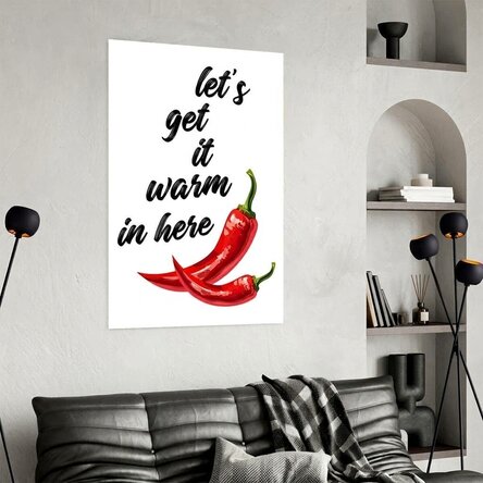 Affiche « Il commence à faire chaud ici »