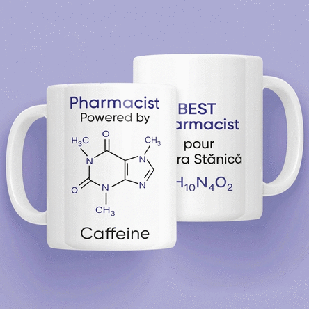 Tasse personnalisée avec inscription - Pharmacien