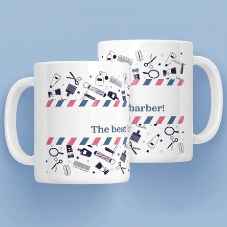 Tasse personnalisée avec inscription - Coiffeur