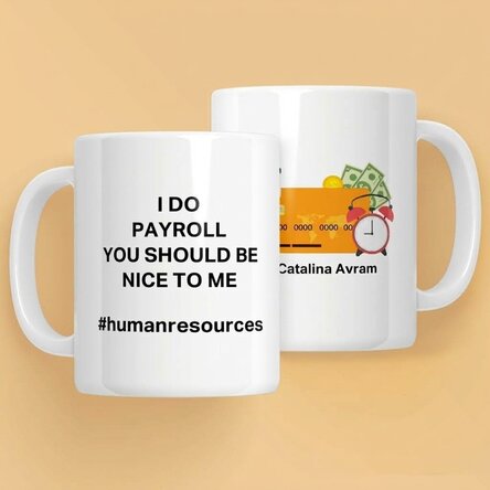 Tasse personnalisée avec texte - HR