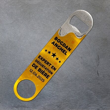 Ouvre-bouteille personnalisé avec message - Beer Taster