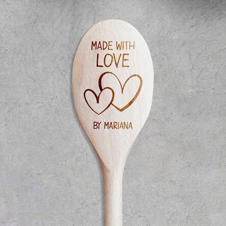 Cuillère en bois personnalisée - Love