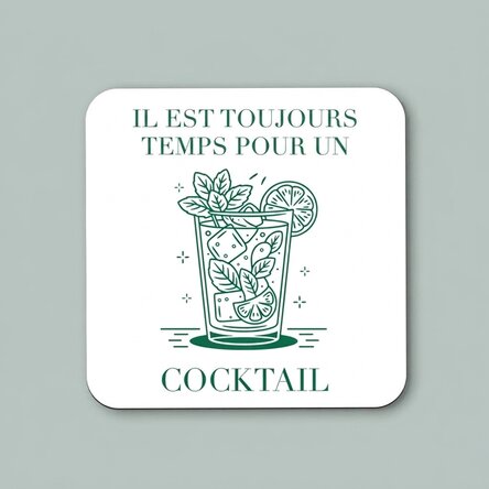 Porte-verre personnalisé avec inscription - Always