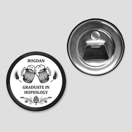 Décapsuleur à aimant personnalisé avec message - Bière