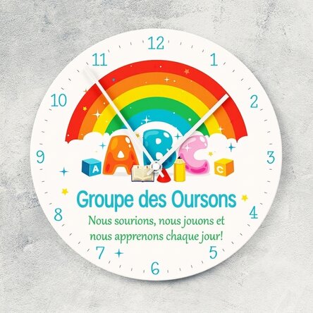 Montre personnalisée avec inscription - Maternelle