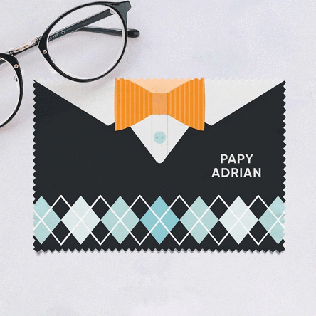 Chiffon personnalisé pour nettoyer les écrans et les lunettes - Bunic